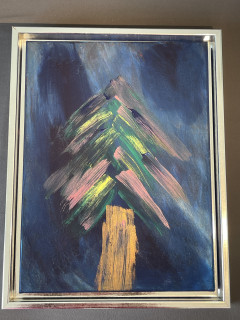 Fir tree around own shadow - Schatten um den Tannenbaum